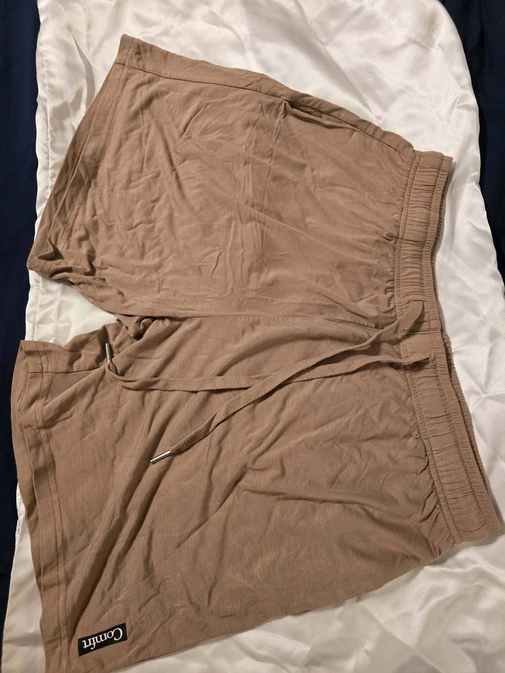 Comfrt - Adult's Pull-On Casual Shorts in Burgundy, Sage & Tan - Set of 3 - Picture 2 of 10